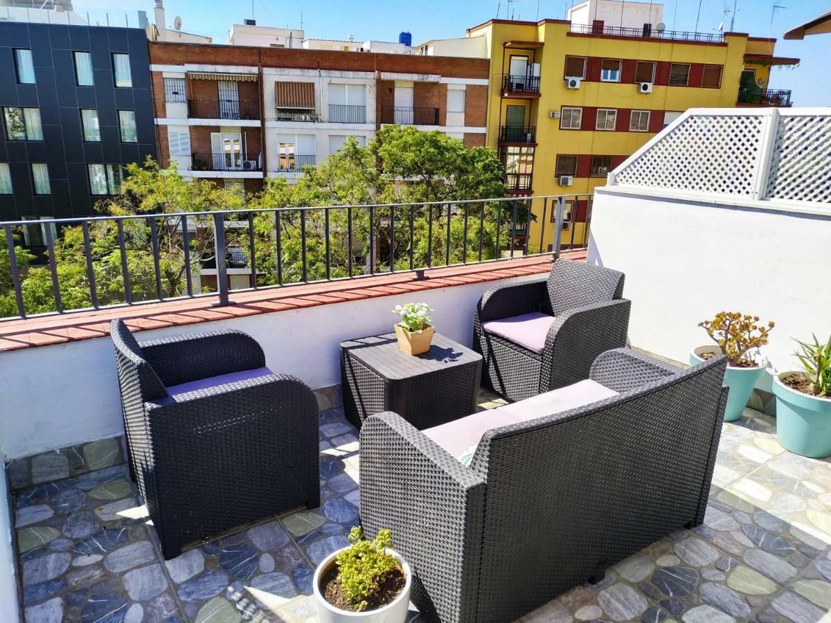 Ferienwohnung Charming Terrace - Sunny Chill Out Terrace Sevilla Exterior foto